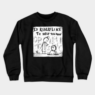 Optimistic - Illustrated lyrics. Crewneck Sweatshirt